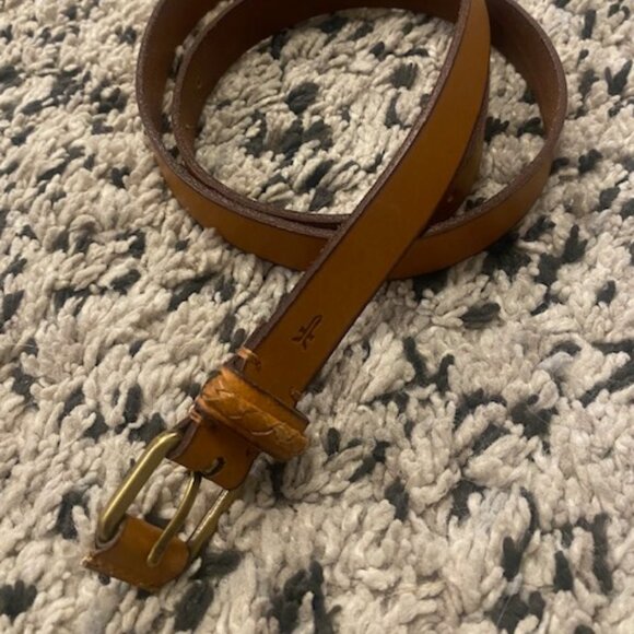 Frye Leather Belt Tan Lrg NWOT - Picture 1 of 9
